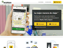 Tablet Screenshot of ecotaxi.com